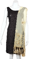 Main image of Gold Hand Beaded Shawl