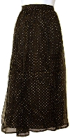 Main image of Polka Dots Long Polyester Skirt