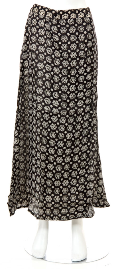 Full Length Blossomed Flower Skirt