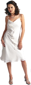 Main image of Beaded Chiffon Short Formal Dress