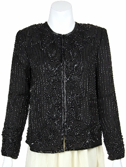 Hand Beaded Elaborate Bordered Jacket. 1136.