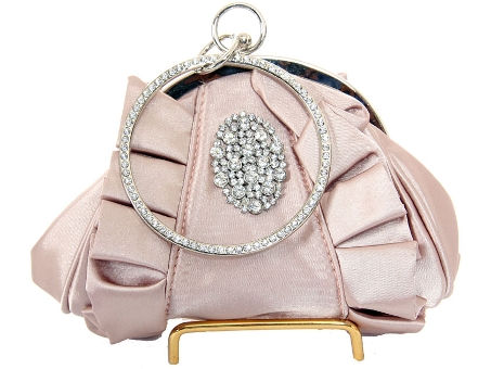 Hold and Shine Evening Bag In Champaign. 80019-ch.