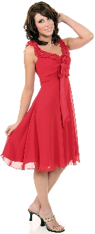 Ruffled Short Grad Graduation Dress. c27779.