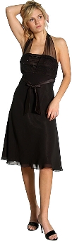 Halter Sheer Neck Short Graduation Graduation Dress. c27784.