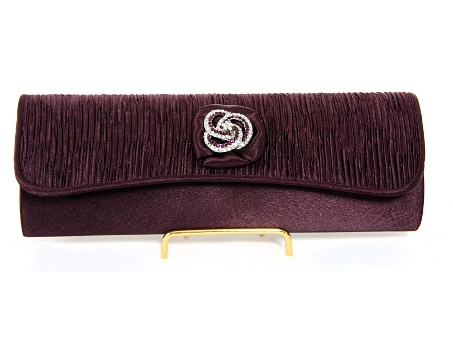 Blooming Rose Evening Bag. hy-4085-ppl.